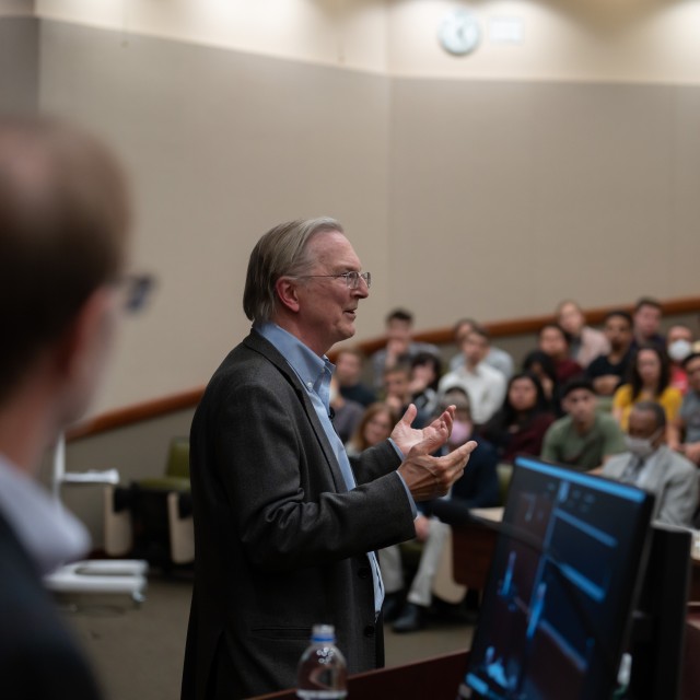 Dr. Jack Szostak speaking for Seskind lecture